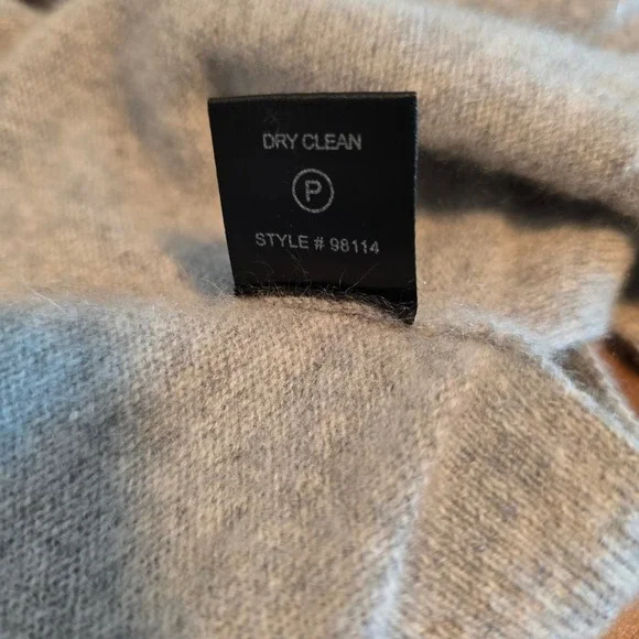 360 Skull Cashmere Cardigan Kenya Sweater Womens XS Gray Boho Cowgirl - Picture 5 of 5